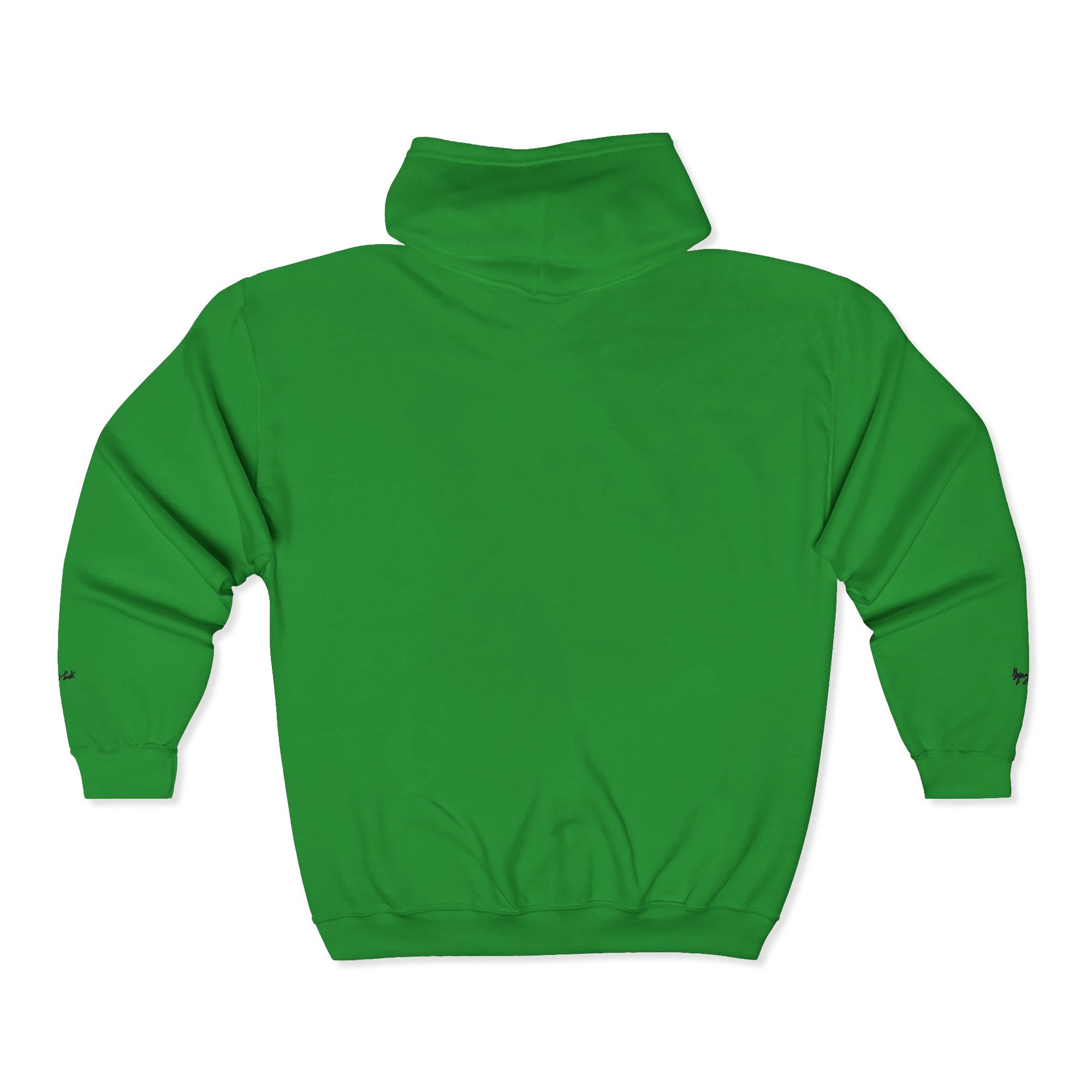 Monovi Studio Sunglasses Logo Zip Hoodie — Small Chest & Sleeve Graphic