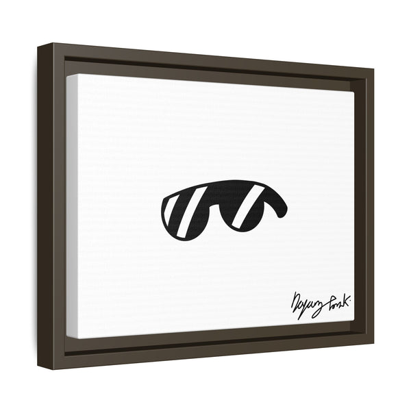 Monobi Studio Signature Sunglasses Artist’s Signature - Framed Matte Canvas Art