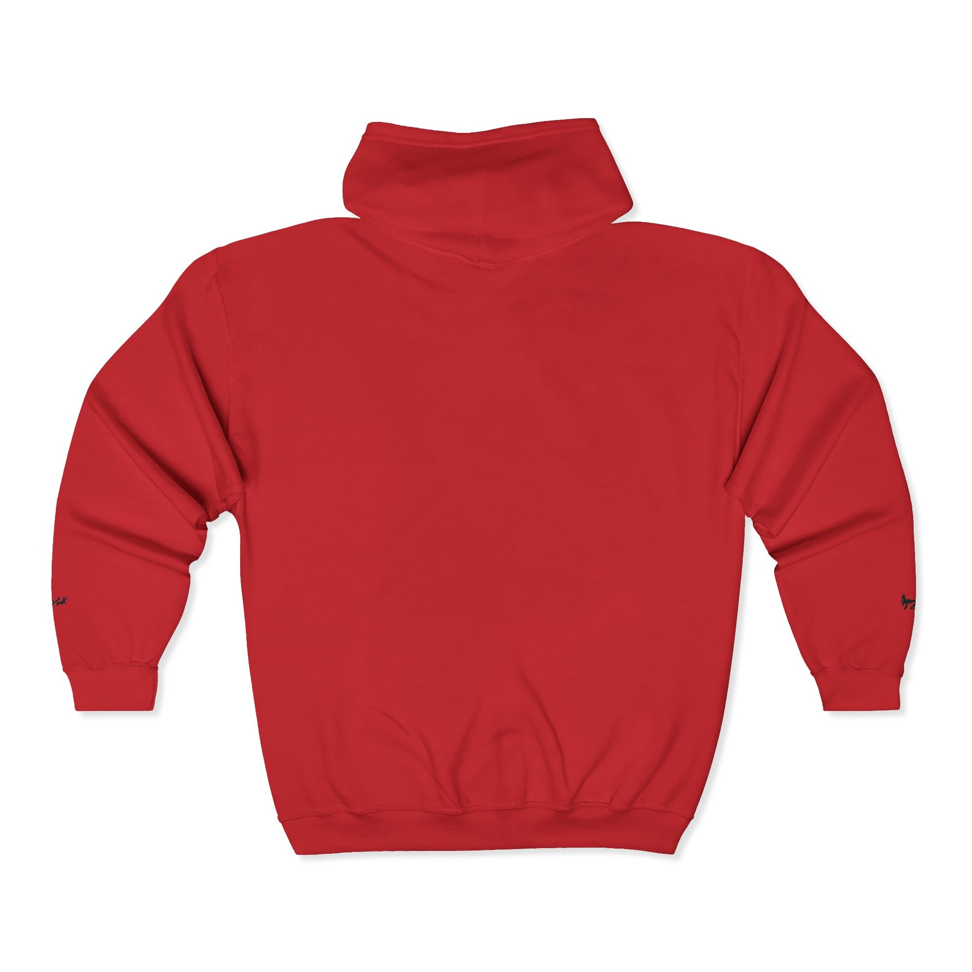 Monovi Studio Sunglasses Logo Zip Hoodie — Small Chest & Sleeve Graphic
