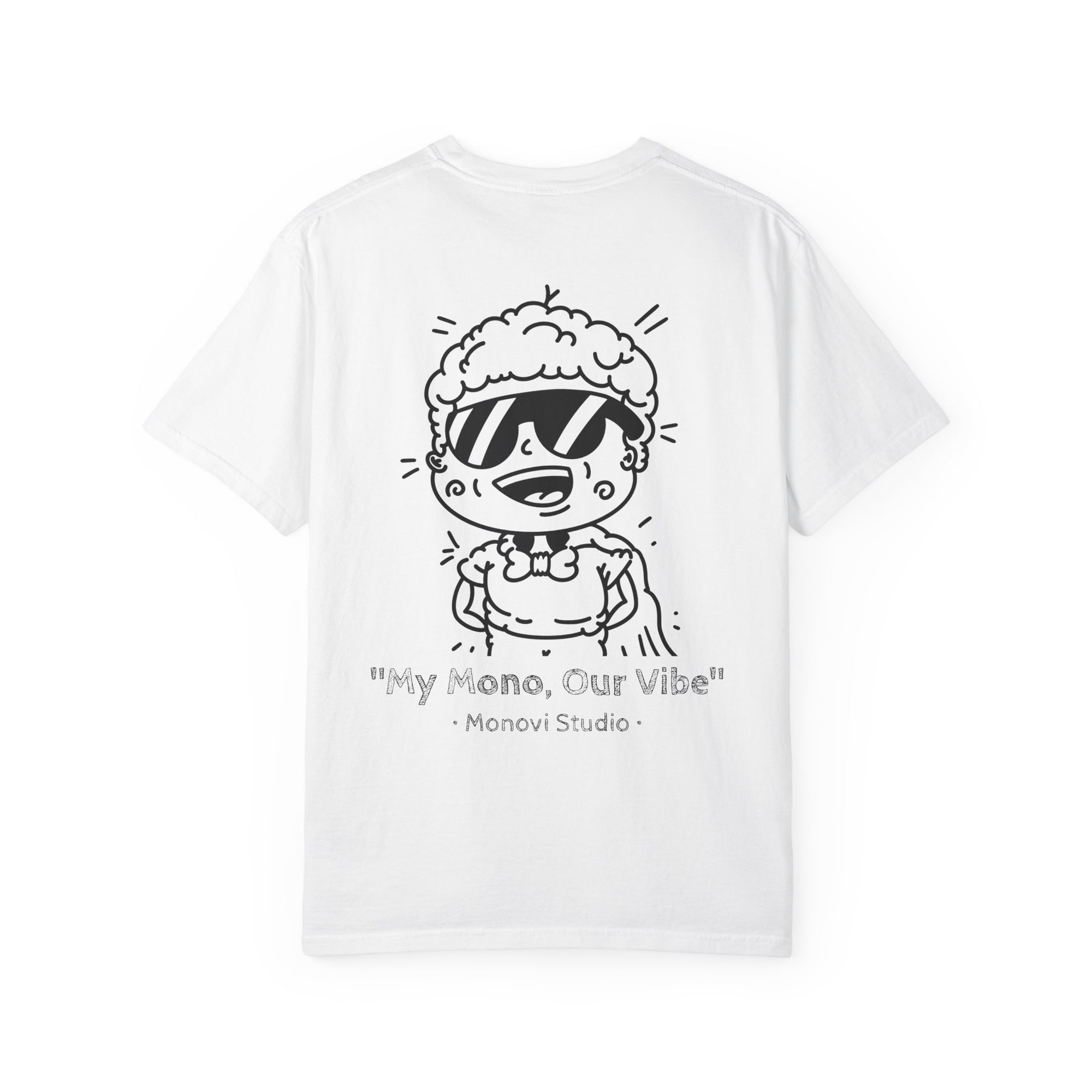 Monovi Studio “My Mono, Our Vibe” Graphic T-Shirt