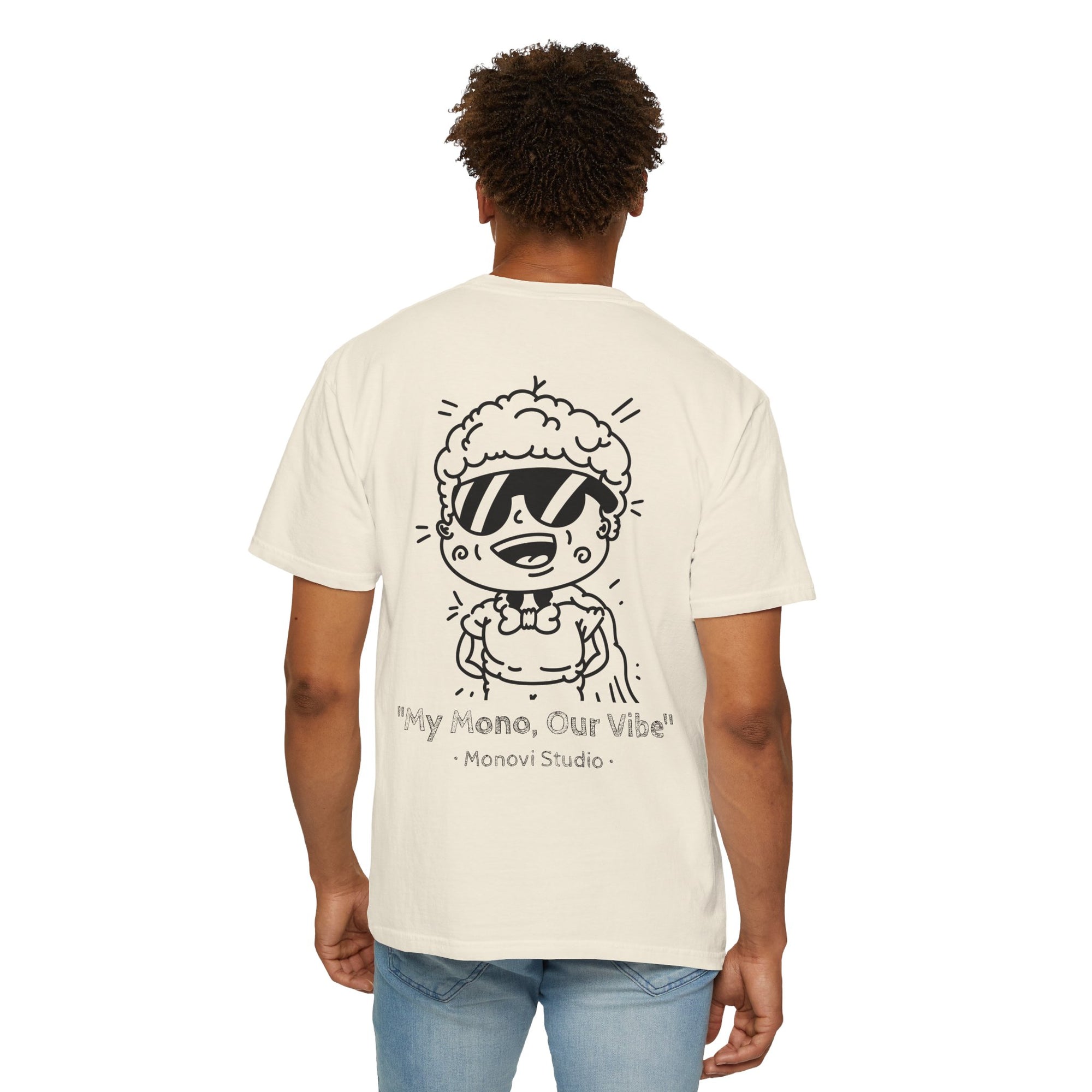 Monovi Studio “My Mono, Our Vibe” Graphic T-Shirt
