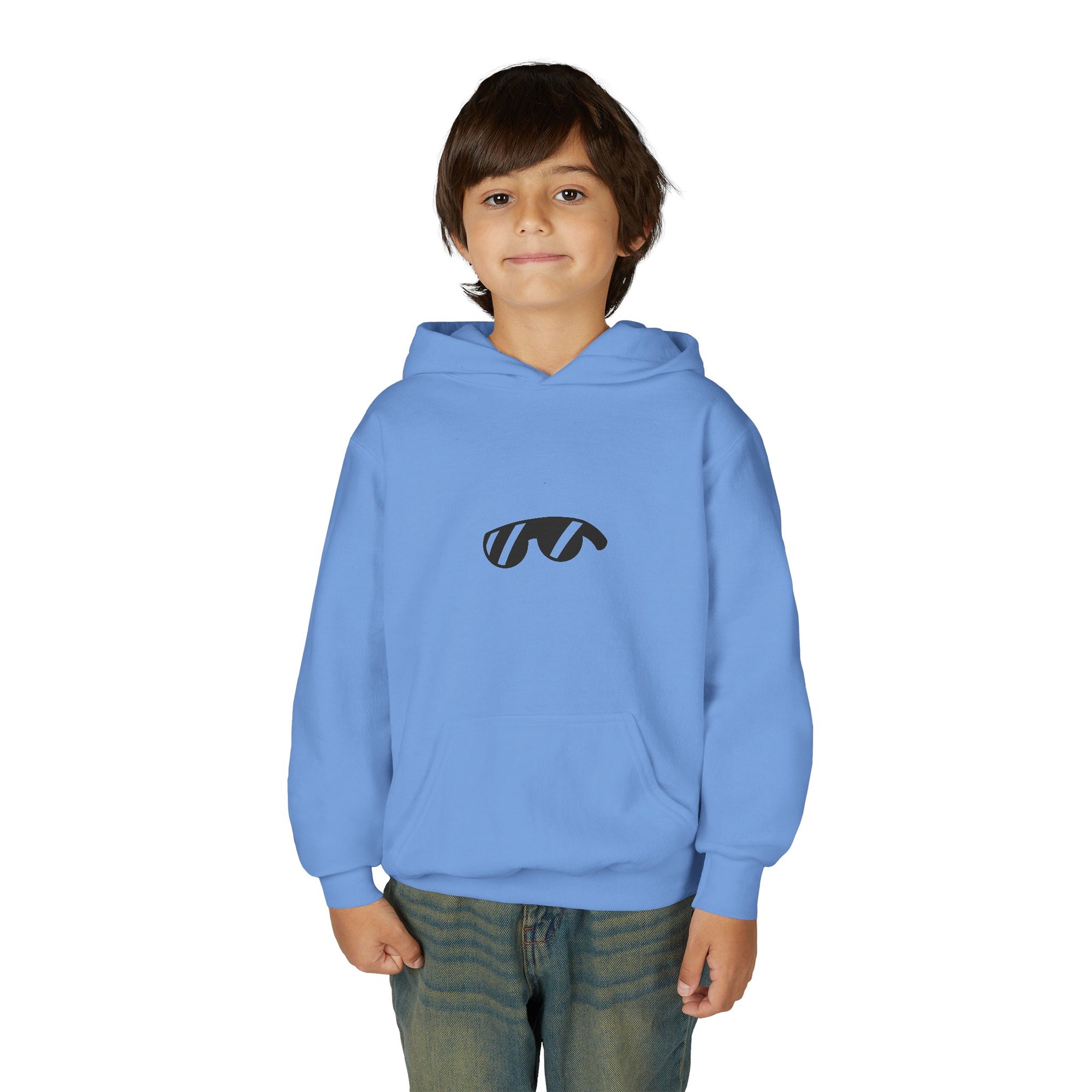 Youth Hoodie — Monovi Studio 'Mono' Back Graphic