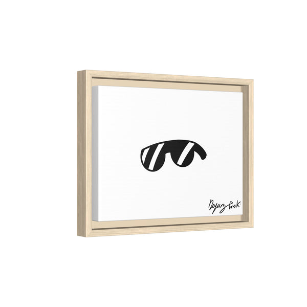 Monobi Studio Signature Sunglasses Artist’s Signature - Framed Matte Canvas Art