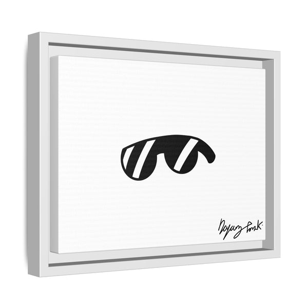Monobi Studio Signature Sunglasses Artist’s Signature - Framed Matte Canvas Art