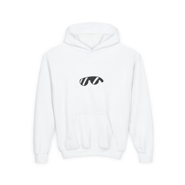 Youth Hoodie — Monovi Studio 'Mono' Back Graphic