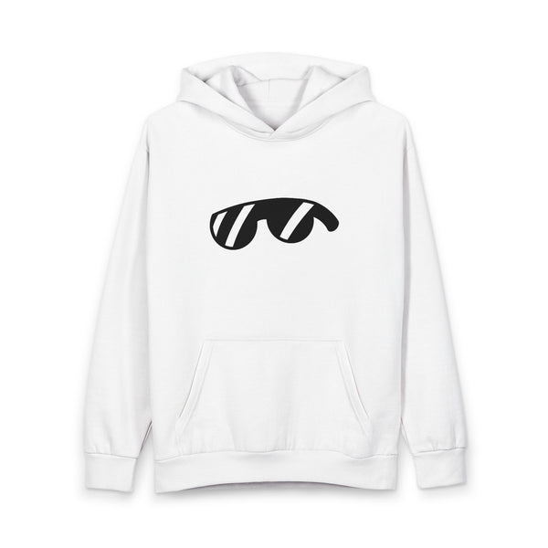 Monovi Studio Sunglasses Logo Graphic Hoodie — Minimal Cool Pullover