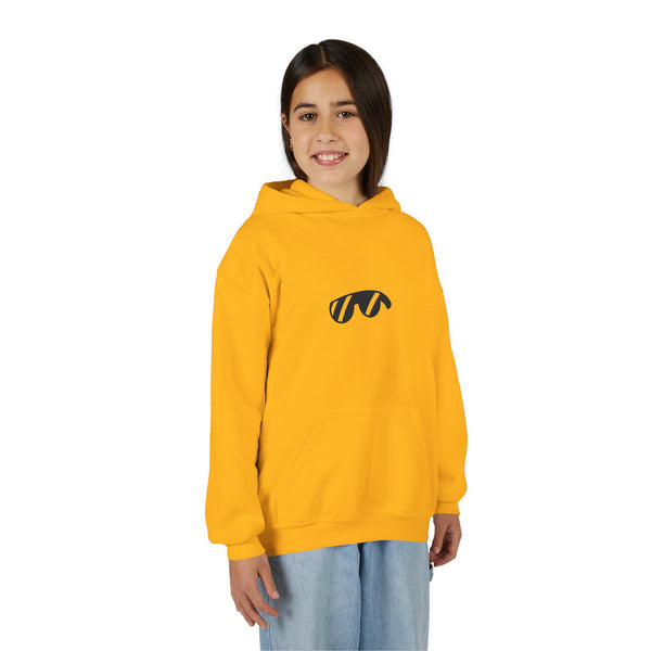 Youth Hoodie — Monovi Studio 'Mono' Back Graphic