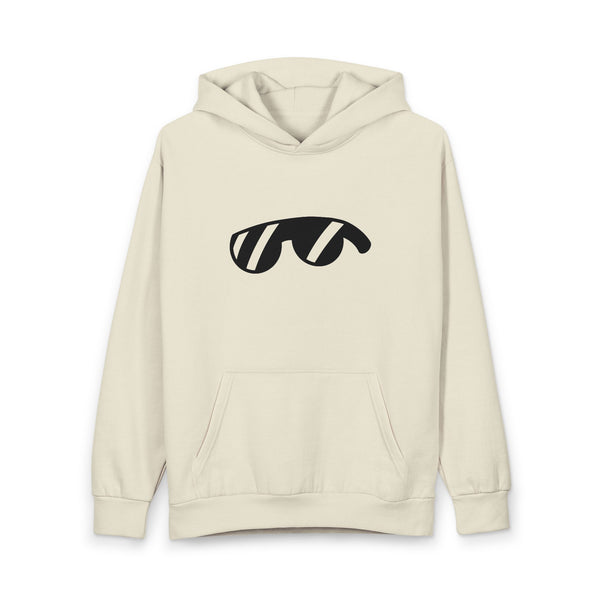 Monovi Studio Sunglasses Logo Graphic Hoodie — Minimal Cool Pullover