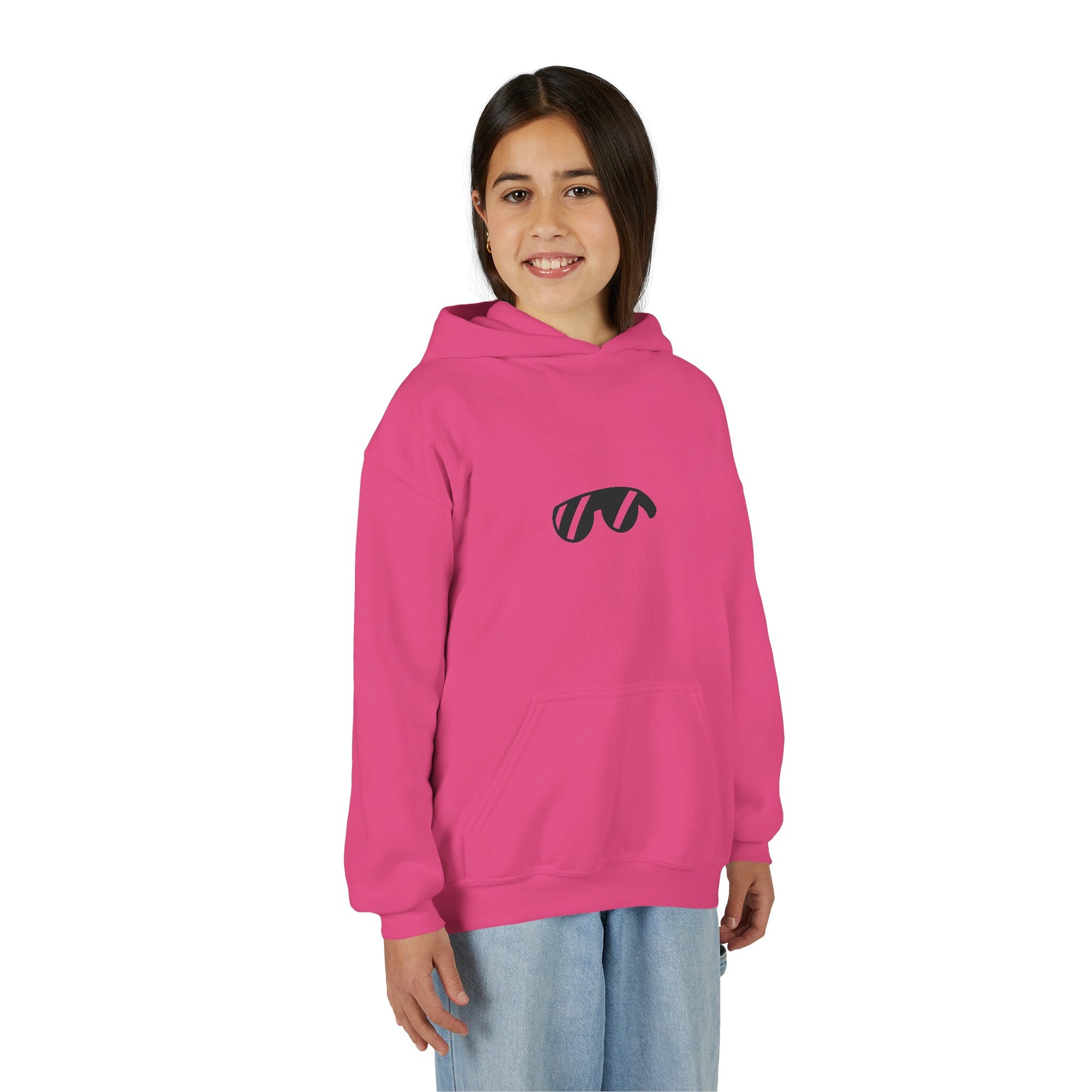 Youth Hoodie — Monovi Studio 'Mono' Back Graphic