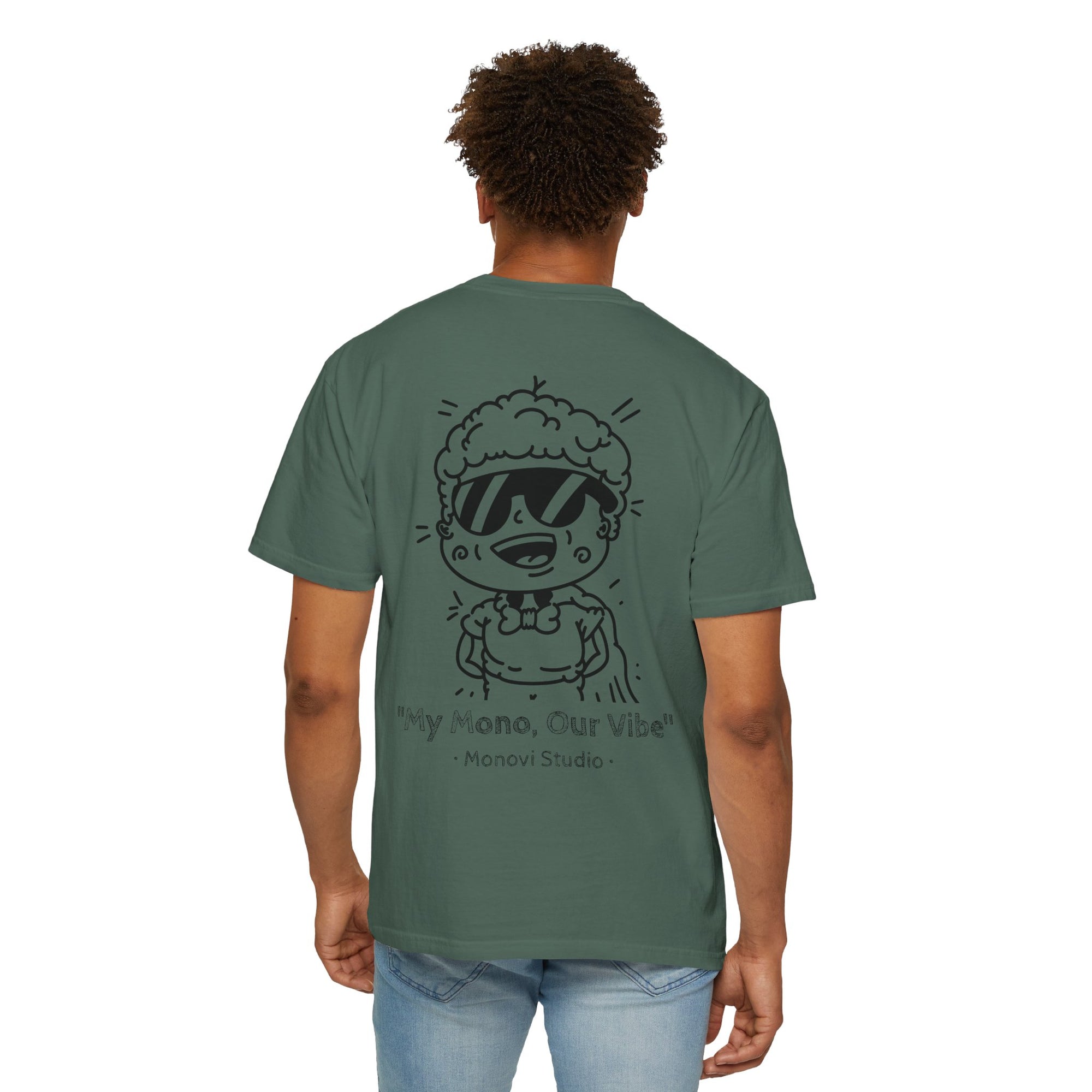 Monovi Studio “My Mono, Our Vibe” Graphic T-Shirt
