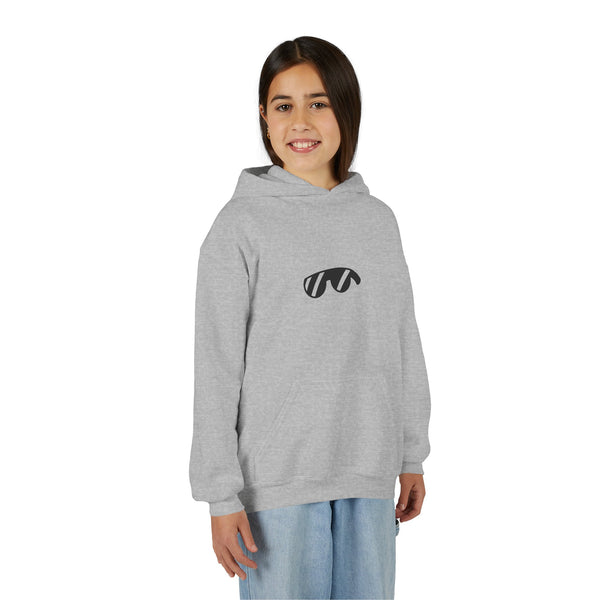 Youth Hoodie — Monovi Studio 'Mono' Back Graphic