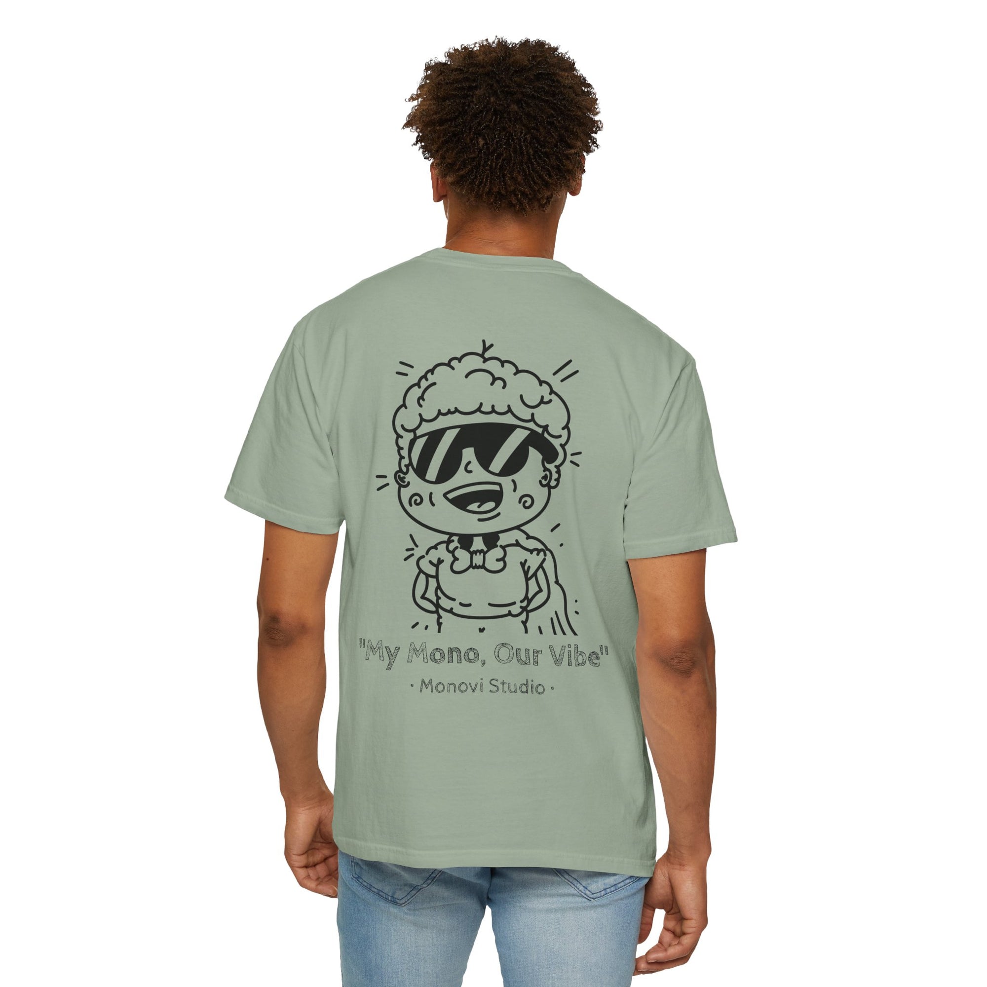 Monovi Studio “My Mono, Our Vibe” Graphic T-Shirt