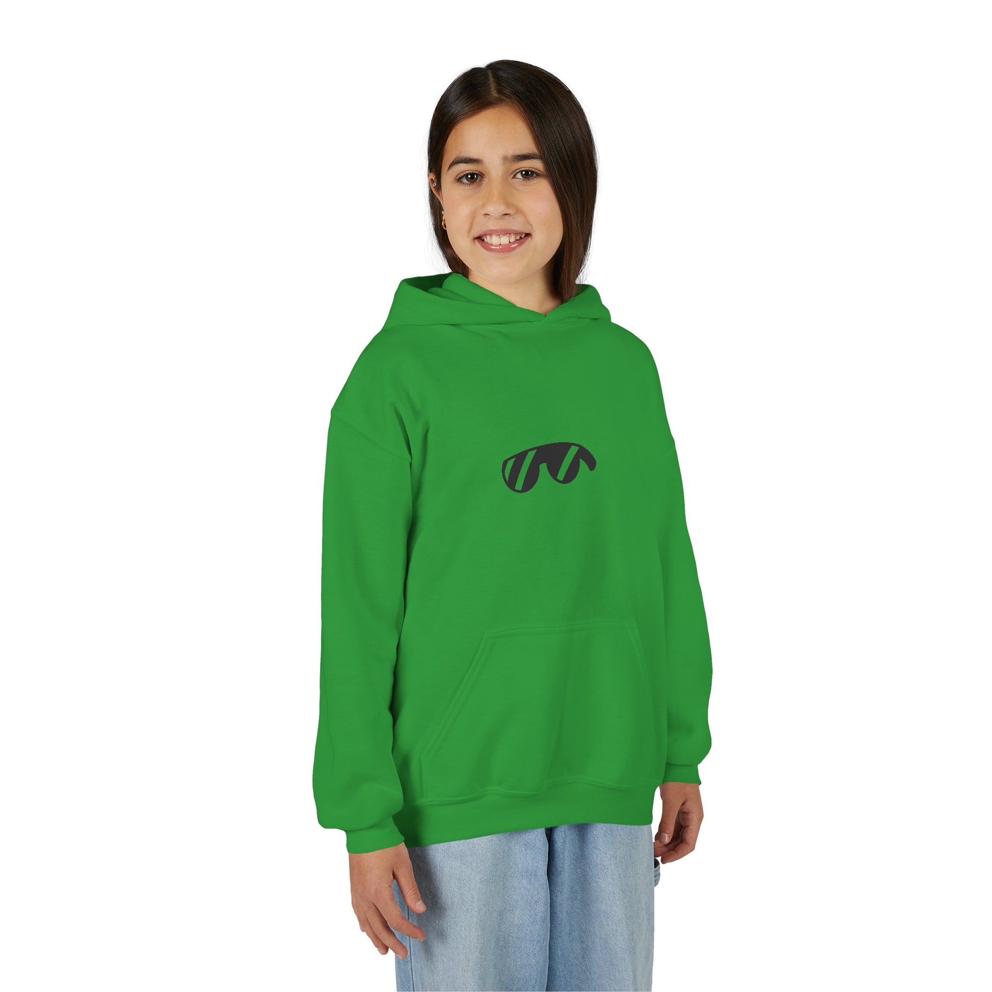 Youth Hoodie — Monovi Studio 'Mono' Back Graphic