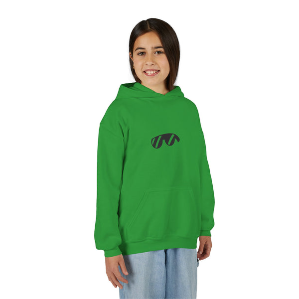 Youth Hoodie — Monovi Studio 'Mono' Back Graphic