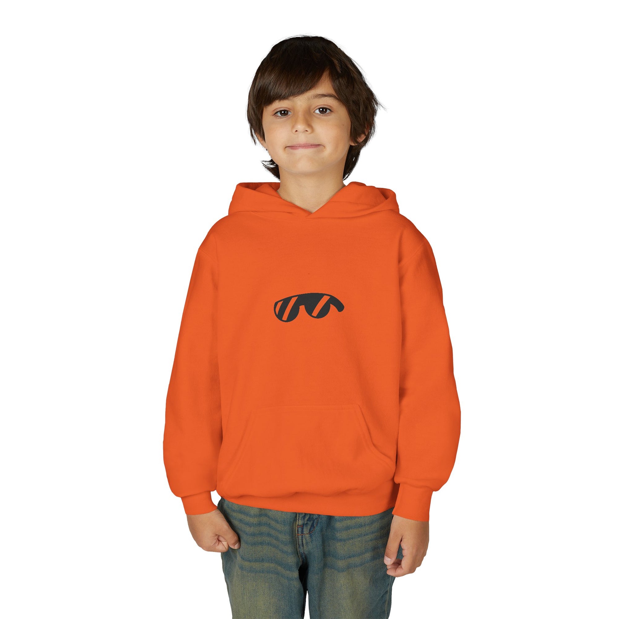 Youth Hoodie — Monovi Studio 'Mono' Back Graphic