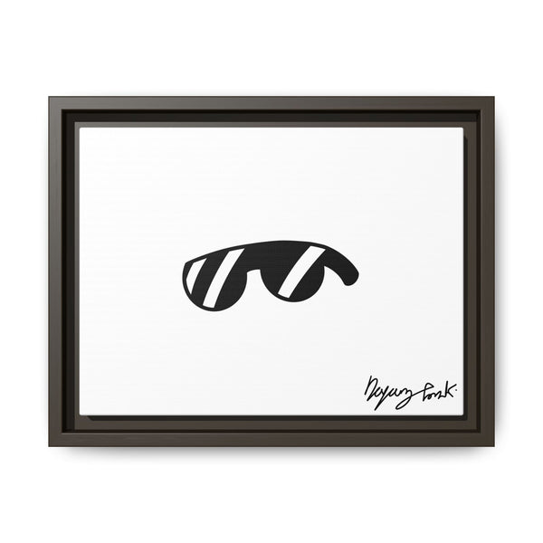 Monobi Studio Signature Sunglasses Artist’s Signature - Framed Matte Canvas Art