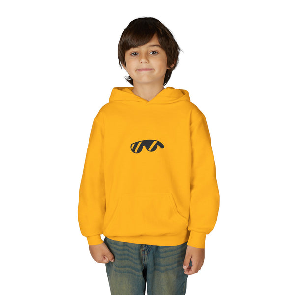 Youth Hoodie — Monovi Studio 'Mono' Back Graphic