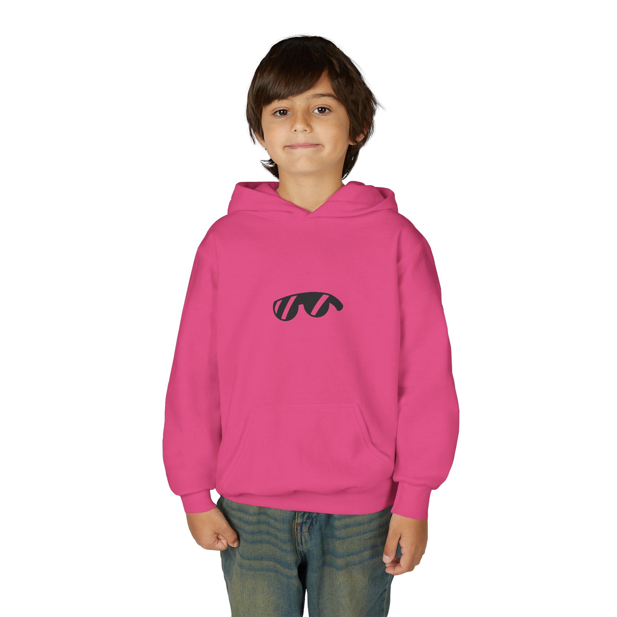 Youth Hoodie — Monovi Studio 'Mono' Back Graphic