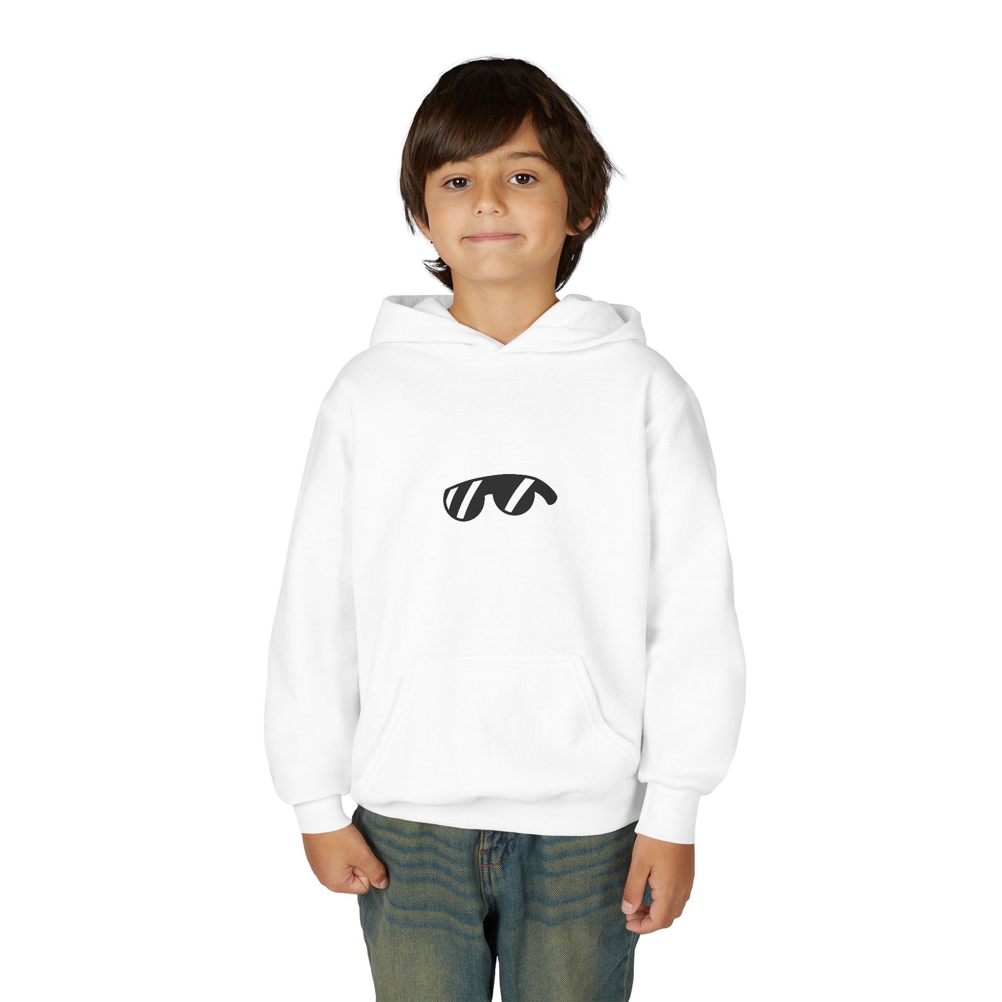 Youth Hoodie — Monovi Studio 'Mono' Back Graphic