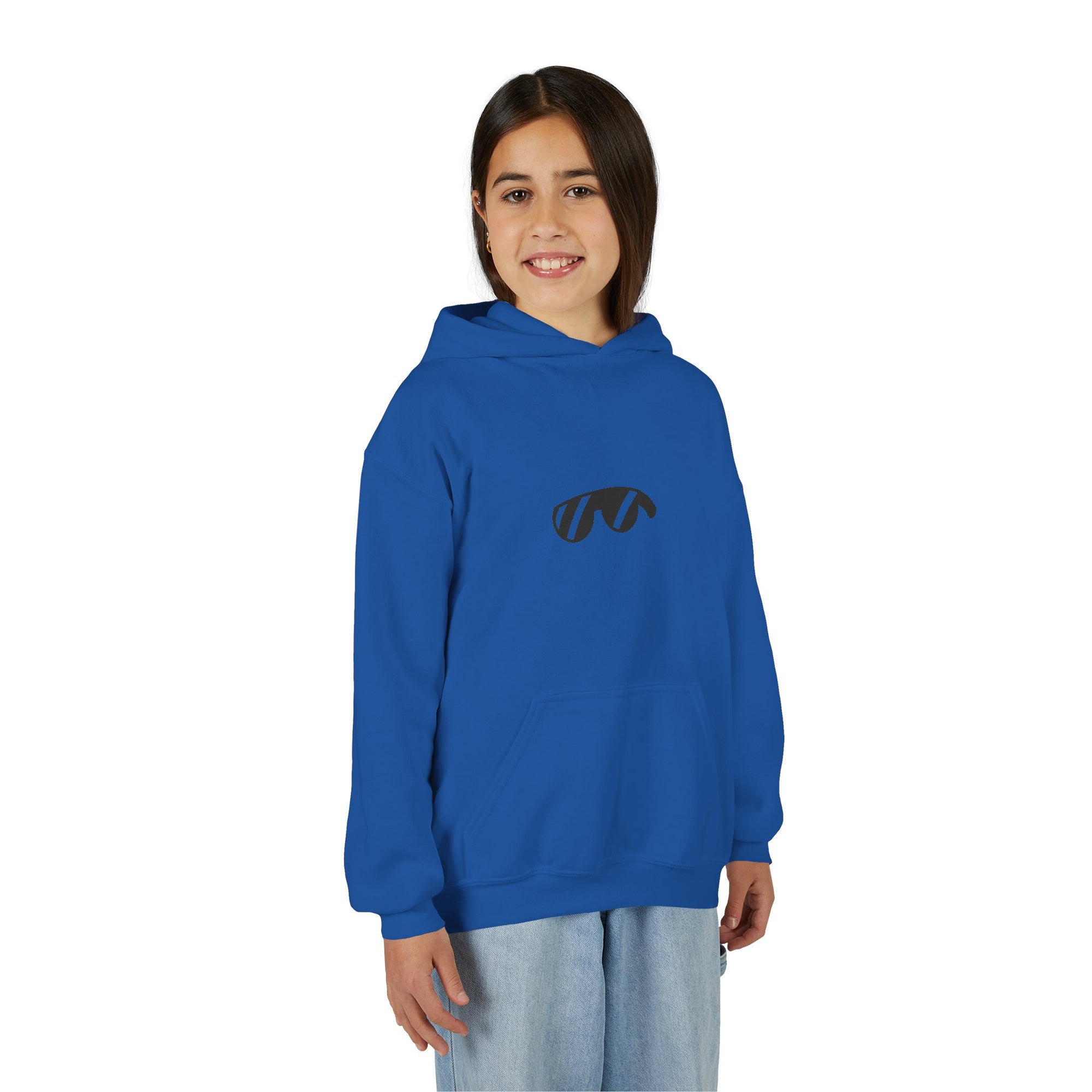 Youth Hoodie — Monovi Studio 'Mono' Back Graphic