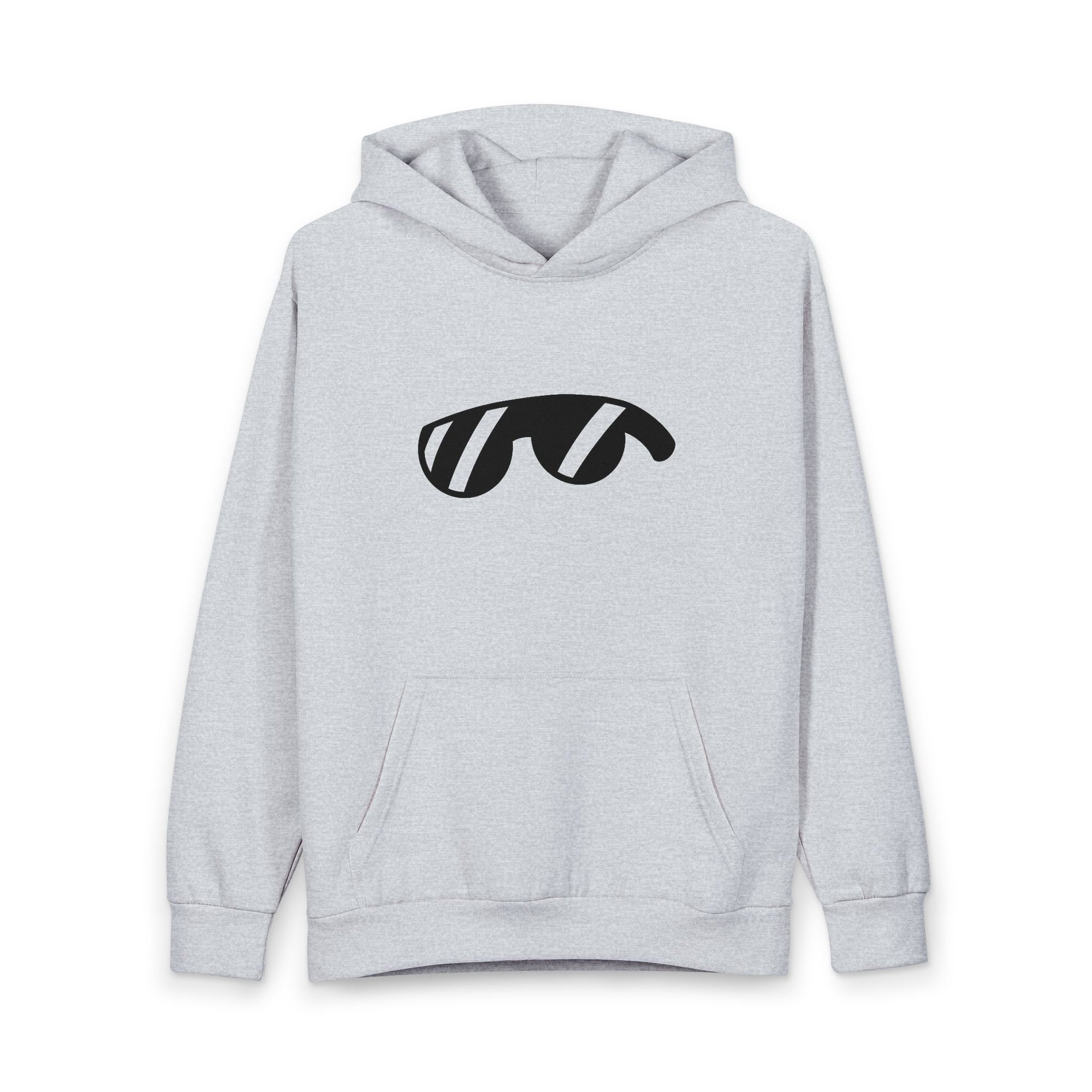 Monovi Studio Sunglasses Logo Graphic Hoodie — Minimal Cool Pullover