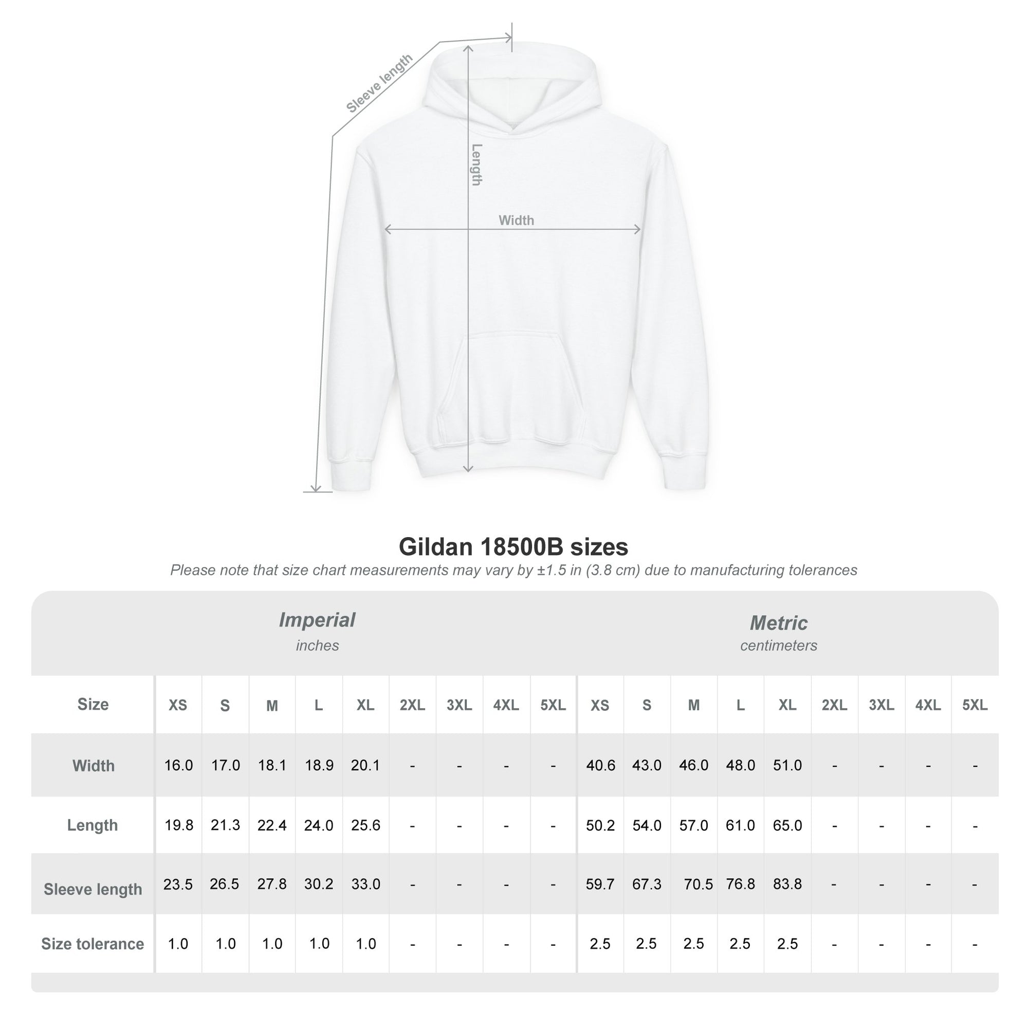 Youth Hoodie — Monovi Studio 'Mono' Back Graphic