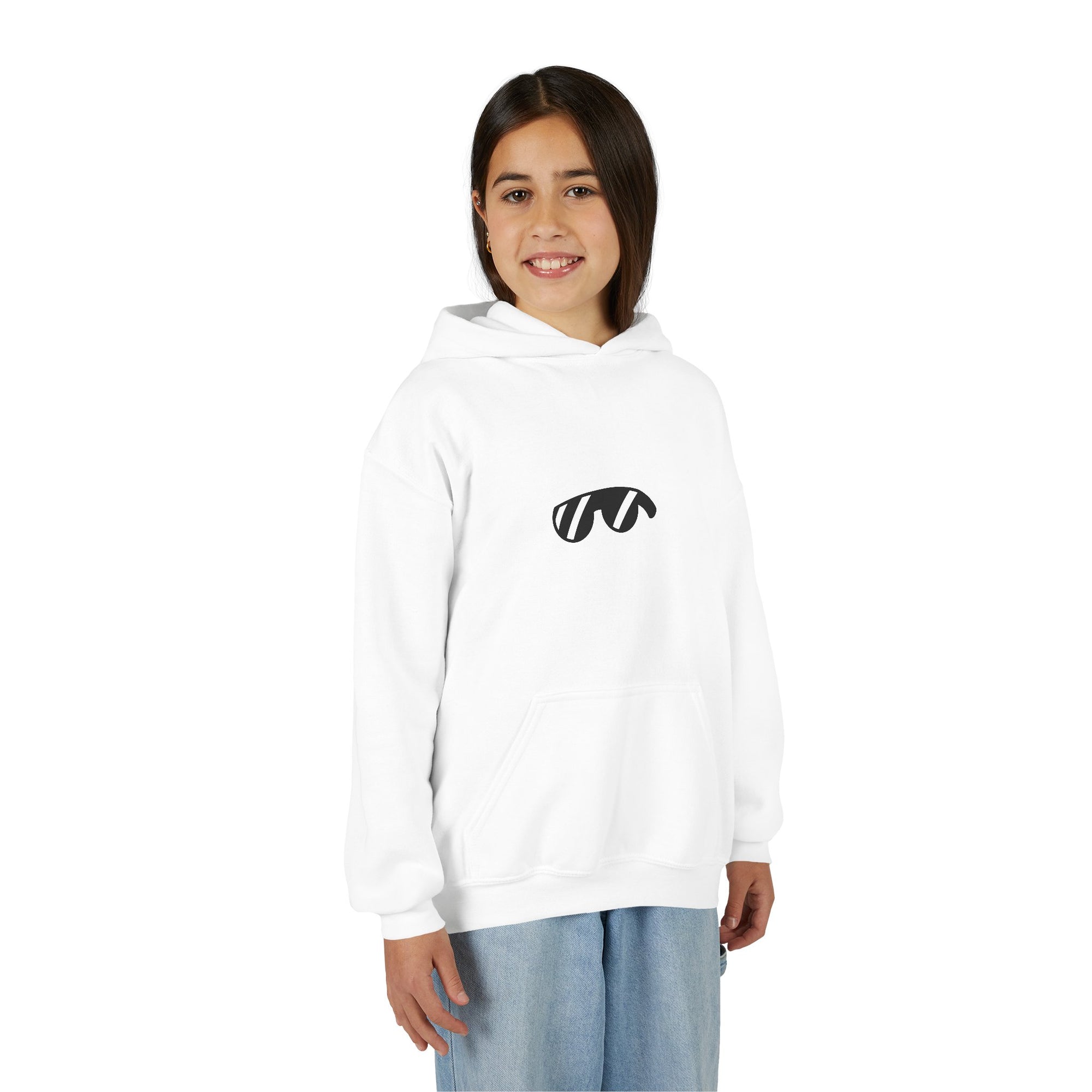 Youth Hoodie — Monovi Studio 'Mono' Back Graphic