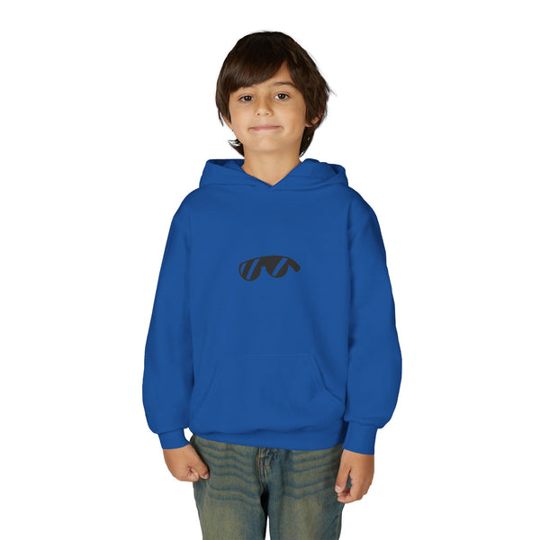 Youth Hoodie — Monovi Studio 'Mono' Back Graphic
