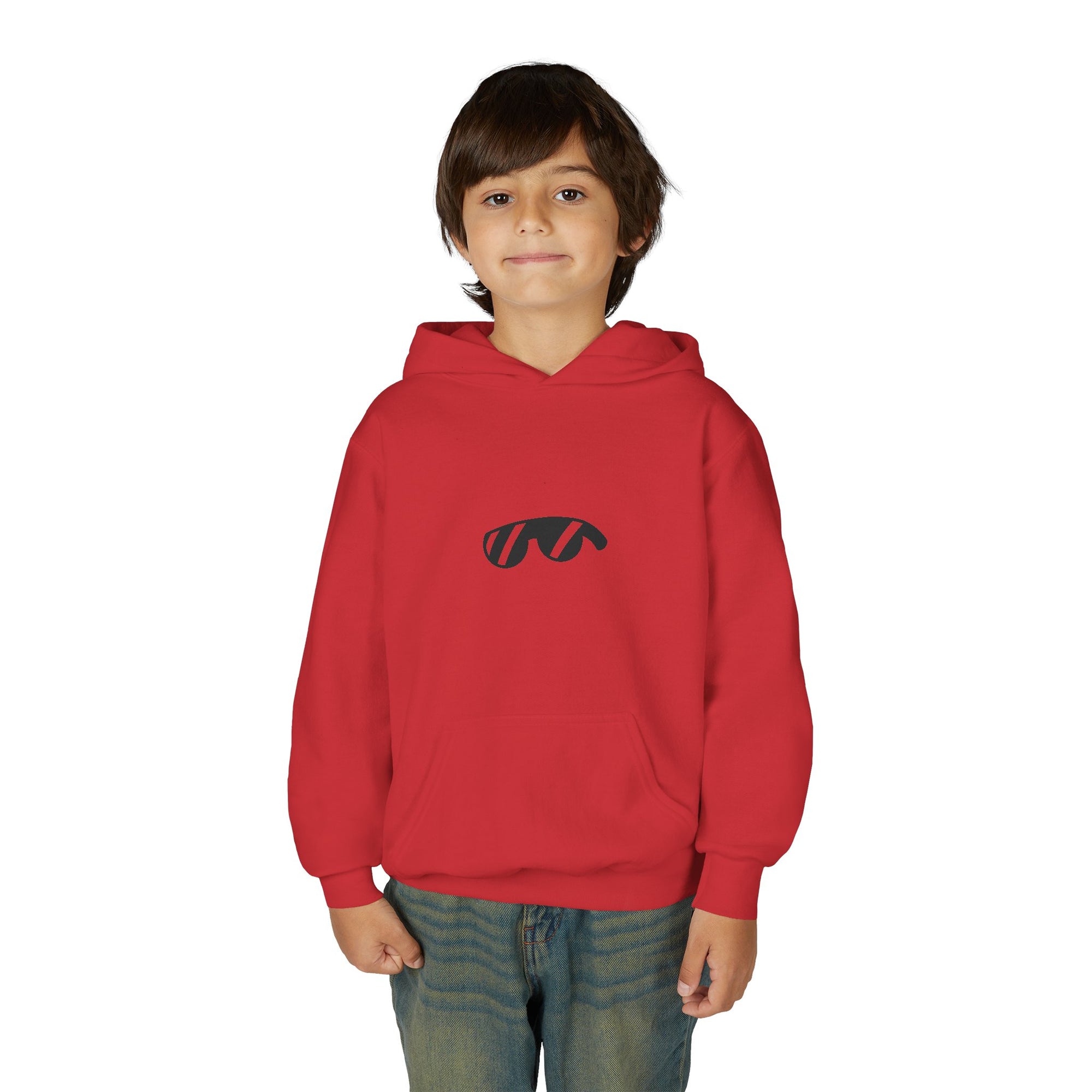 Youth Hoodie — Monovi Studio 'Mono' Back Graphic