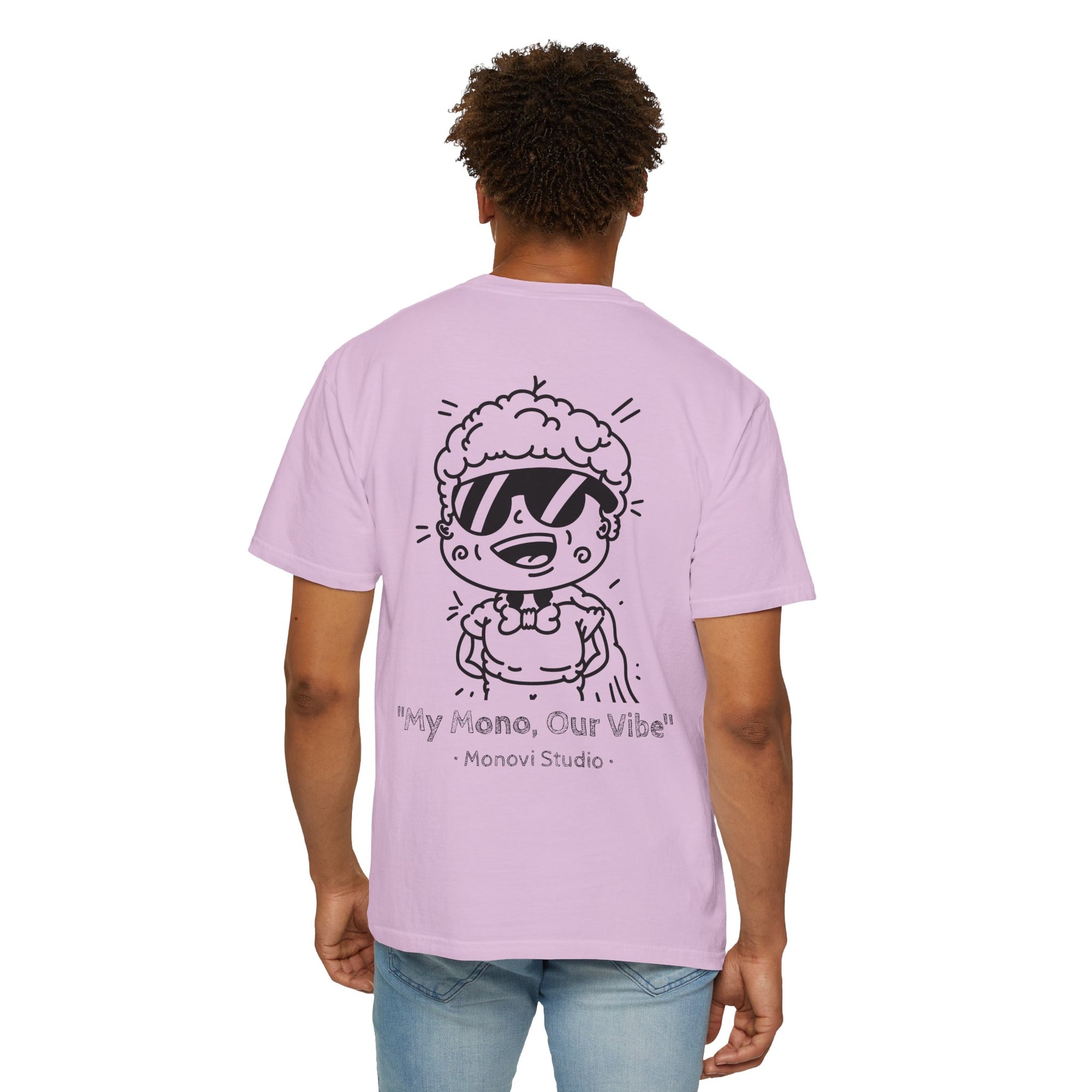 Monovi Studio “My Mono, Our Vibe” Graphic T-Shirt
