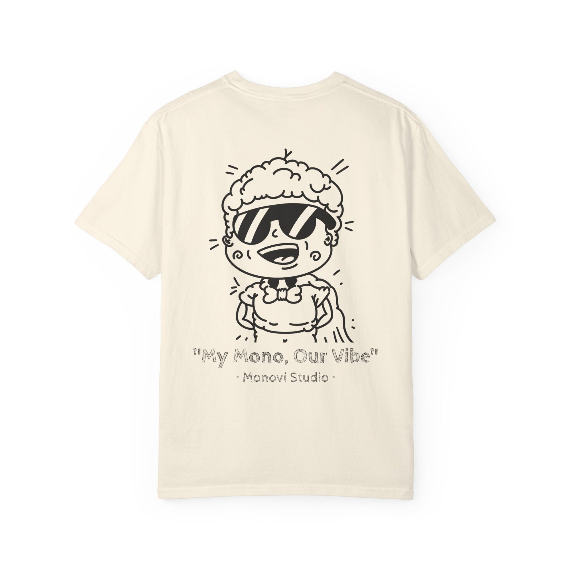 Monovi Studio “My Mono, Our Vibe” Graphic T-Shirt